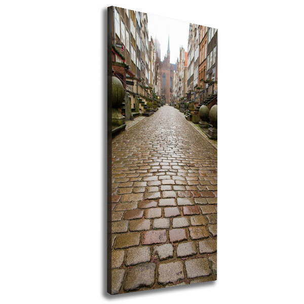 Verticaal schilderij op canvas Gdansk, Polen