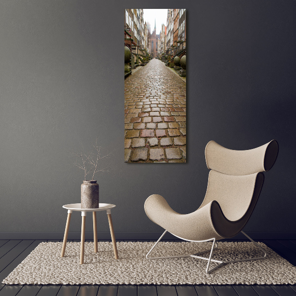 Verticaal schilderij op canvas Gdansk, Polen