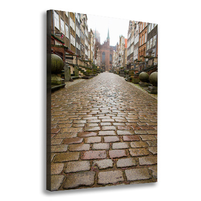 Verticaal schilderij op canvas Gdansk, Polen