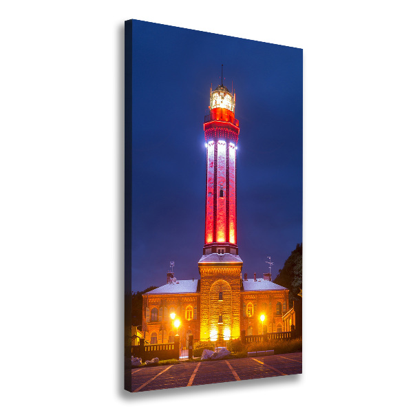 Verticale canvasfoto Niechorze Polen