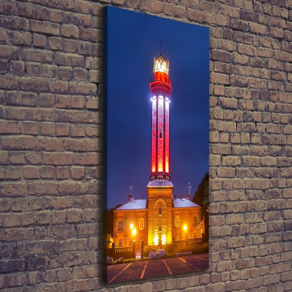 Verticale canvasfoto Niechorze Polen