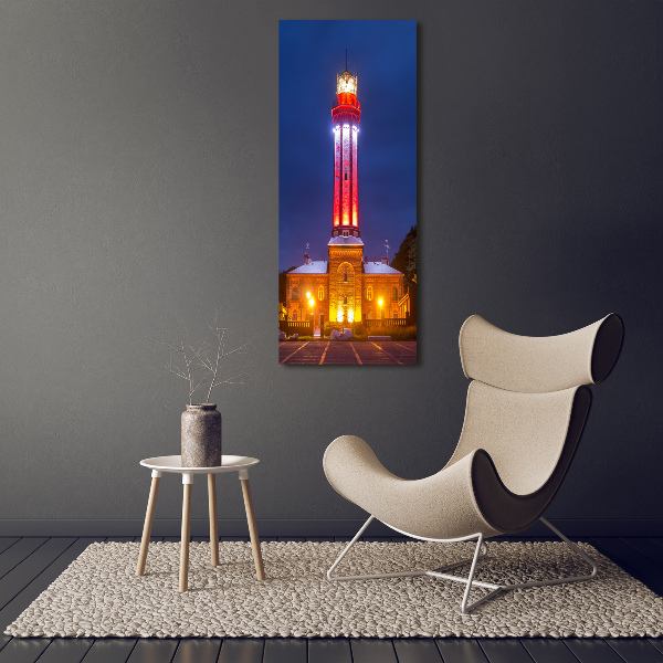 Verticale canvasfoto Niechorze Polen