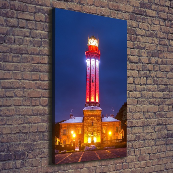 Verticale canvasfoto Niechorze Polen