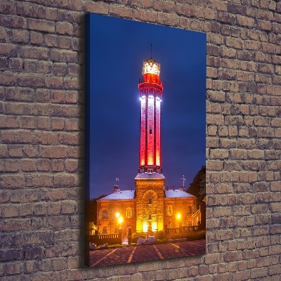 Verticale canvasfoto Niechorze Polen