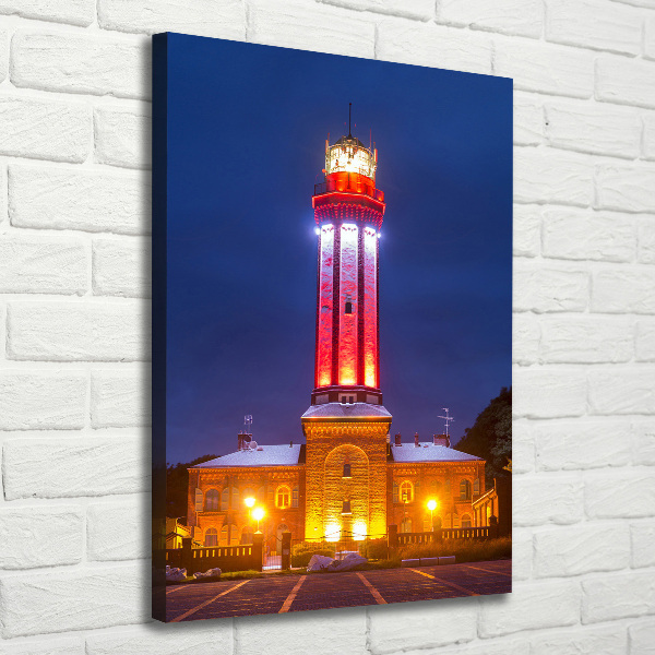 Verticale canvasfoto Niechorze Polen