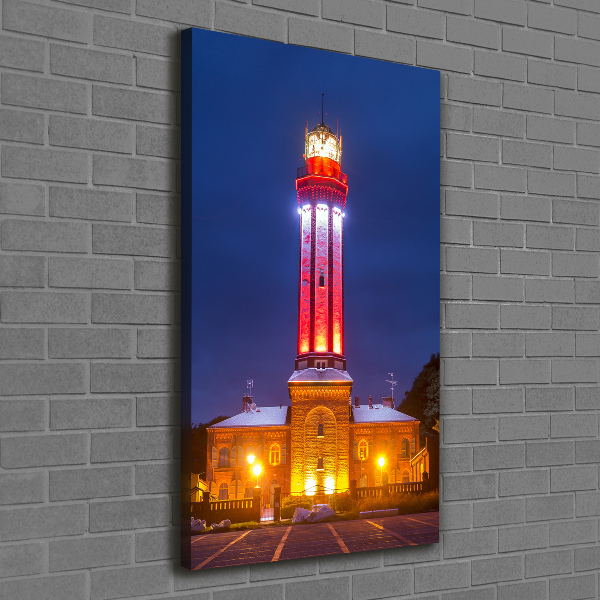 Verticale canvasfoto Niechorze Polen