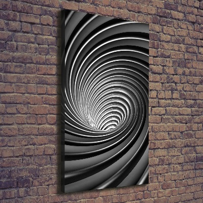Verticaal schilderij op canvas Abstracte wervel