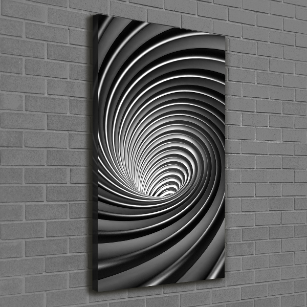 Verticaal schilderij op canvas Abstracte wervel