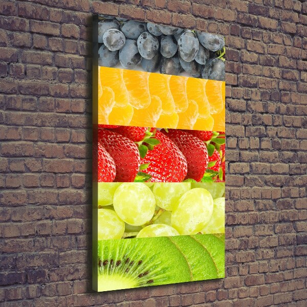 Verticale foto op canvas Fruit