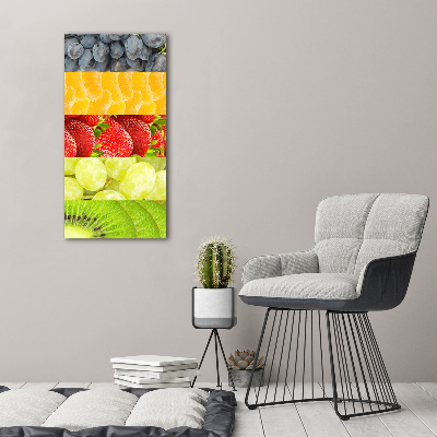 Verticale foto op canvas Fruit