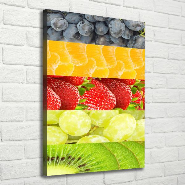 Verticale foto op canvas Fruit
