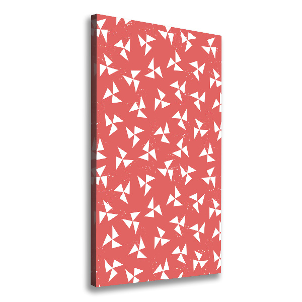 Verticaal schilderij op canvas Geometrische achtergrond