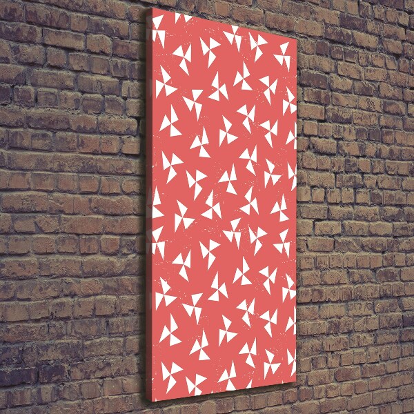 Verticaal schilderij op canvas Geometrische achtergrond