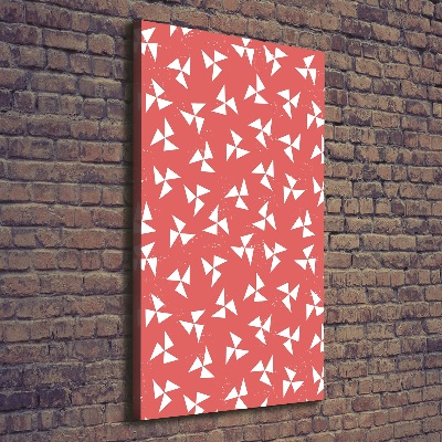 Verticaal schilderij op canvas Geometrische achtergrond