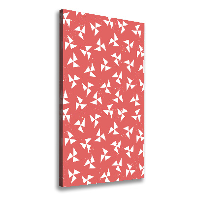 Verticaal schilderij op canvas Geometrische achtergrond