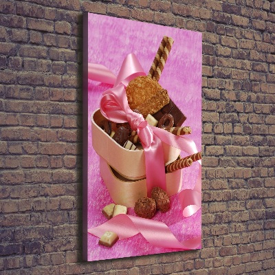 Verticale foto op canvas Snoep