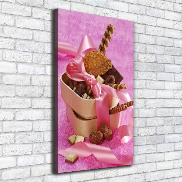 Verticale foto op canvas Snoep