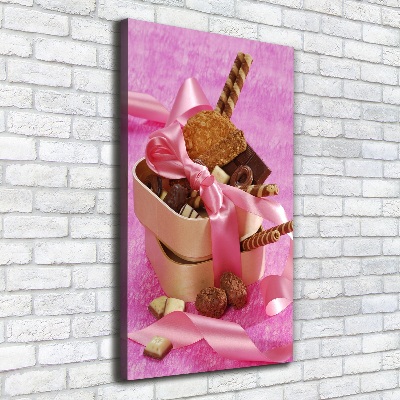 Verticale foto op canvas Snoep
