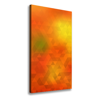 Verticale canvasfoto Abstracte driehoeken