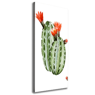 Verticaal schilderij op canvas Cactussen