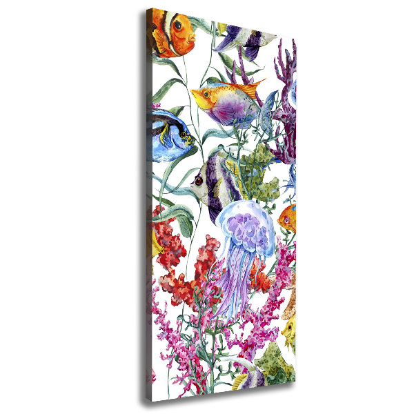 Verticale canvasfoto Onderwaterwereld