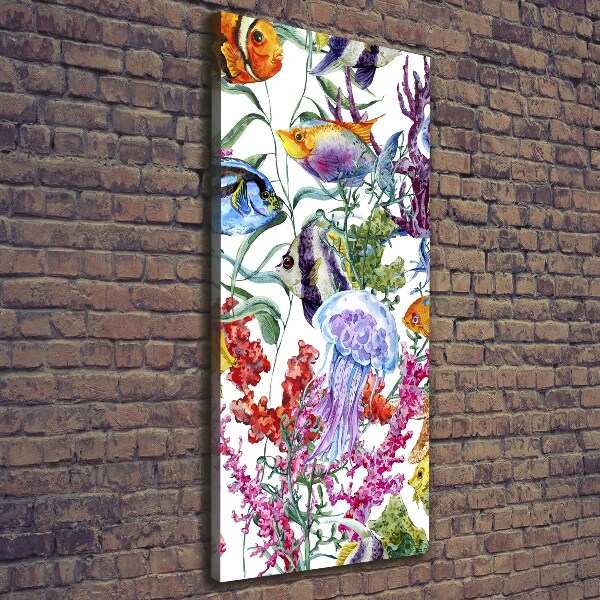 Verticale canvasfoto Onderwaterwereld