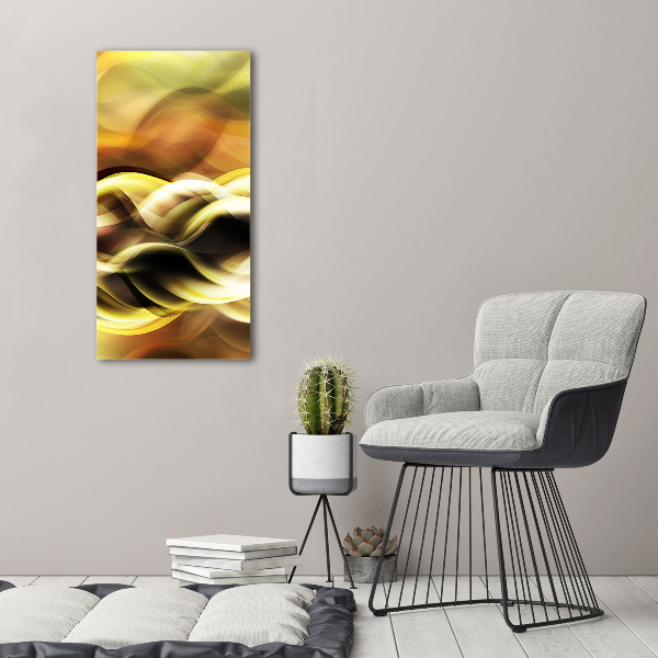 Verticale foto op canvas Gouden licht