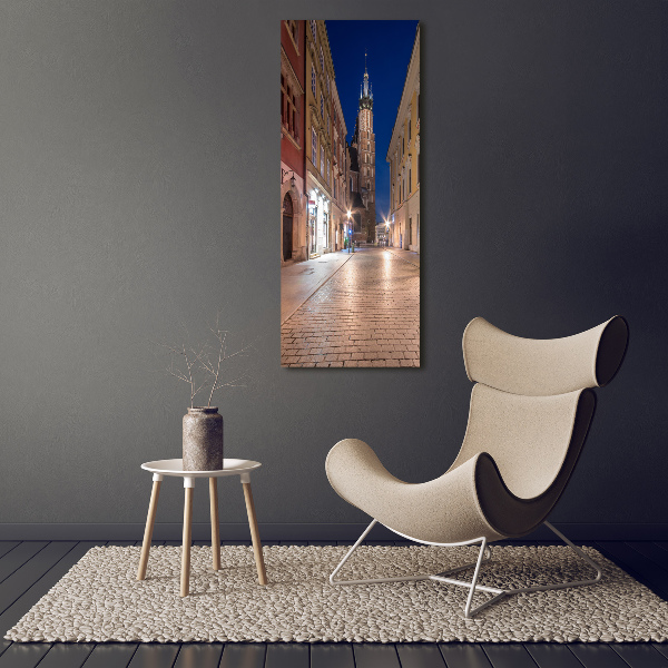 Verticaal schilderij op canvas Krakau, Polen