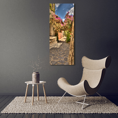 Verticale foto op canvas Franse straten
