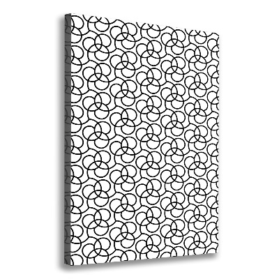 Verticaal schilderij op canvas Geometrische achtergrond