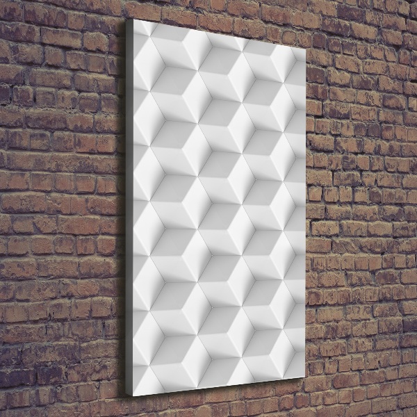 Verticale foto op canvas 3D-abstractie