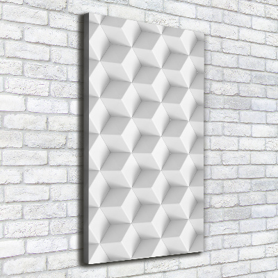 Verticale foto op canvas 3D-abstractie