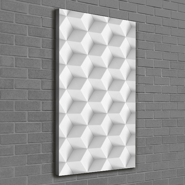 Verticale foto op canvas 3D-abstractie