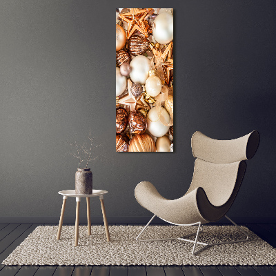 Verticale canvasfoto Kerstversieringen