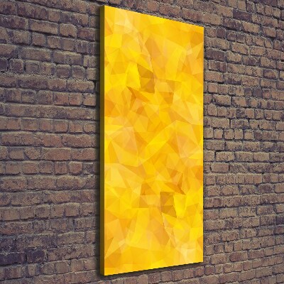 Verticaal schilderij op canvas Abstracte driehoeken