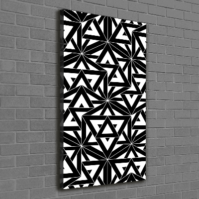 Verticale canvasfoto Geometrische achtergrond