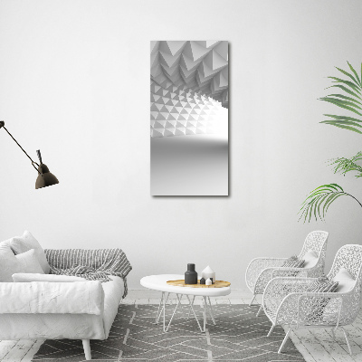 Verticale canvasfoto Abstracte tunnel