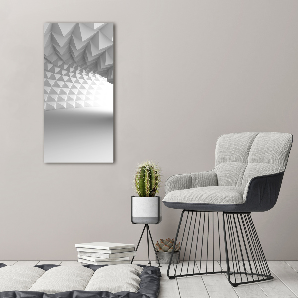 Verticale canvasfoto Abstracte tunnel