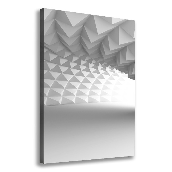 Verticale canvasfoto Abstracte tunnel