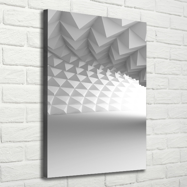 Verticale canvasfoto Abstracte tunnel