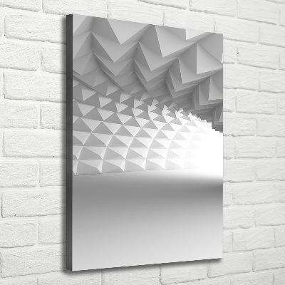 Verticale canvasfoto Abstracte tunnel