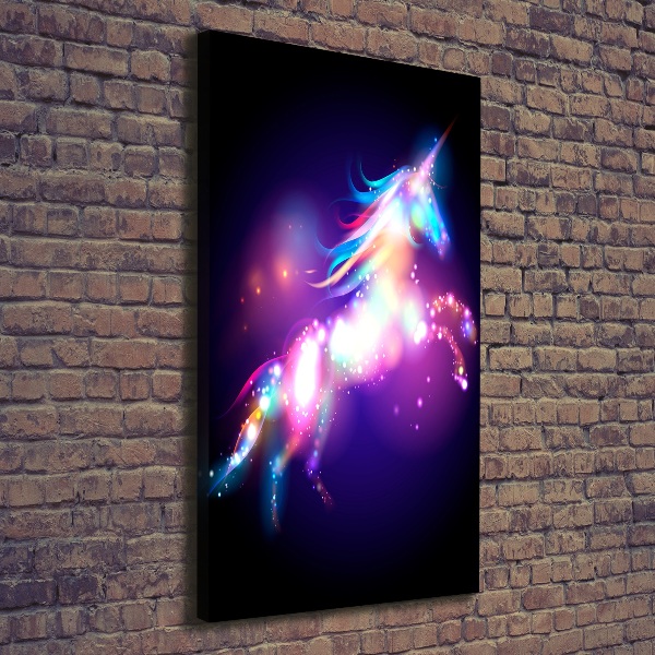 Verticale canvasfoto Magische eenhoorn