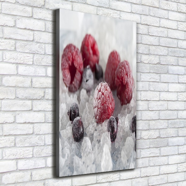 Verticaal canvasschilderij Bevroren fruit