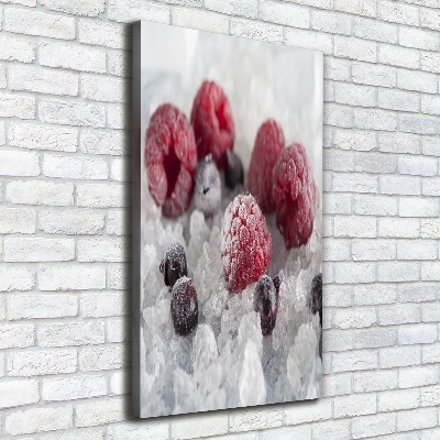 Verticaal canvasschilderij Bevroren fruit