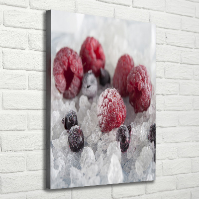 Verticaal canvasschilderij Bevroren fruit