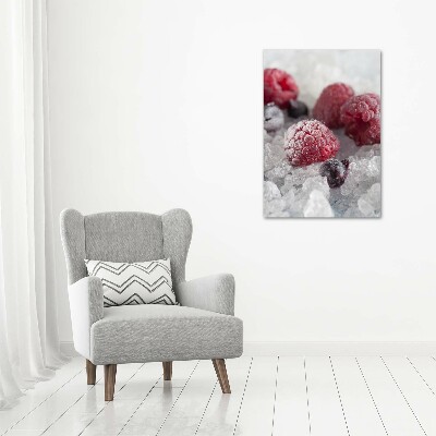 Verticaal canvasschilderij Bevroren fruit
