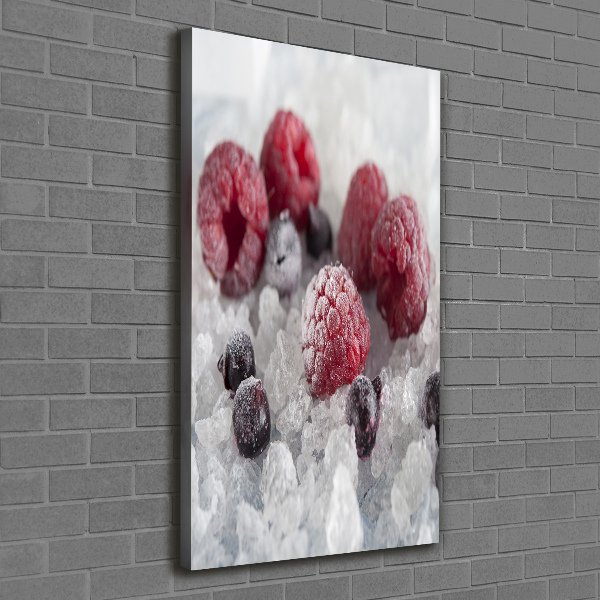 Verticaal canvasschilderij Bevroren fruit