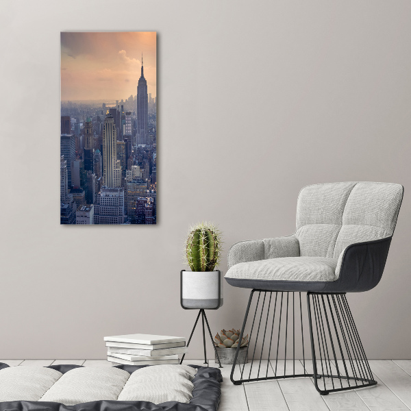 Verticale foto op canvas Manhattan, New York