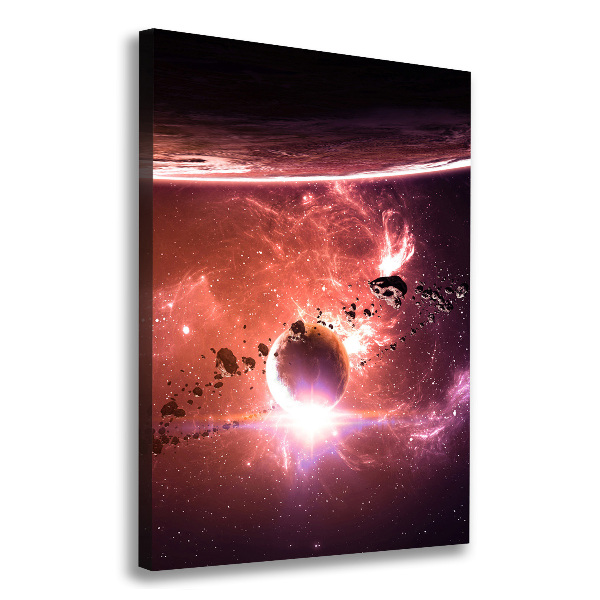 Verticale canvasfoto Melkwegstelsel