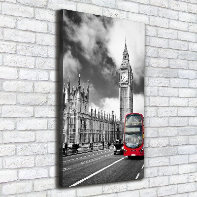 Verticale foto op canvas Big Ben Londen